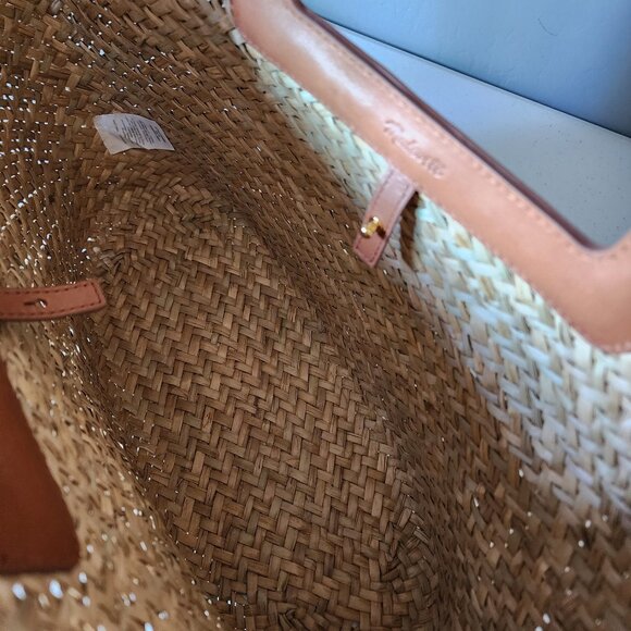 Madewell Straw Tote "LIKE NEW" - Picture 12 of 16